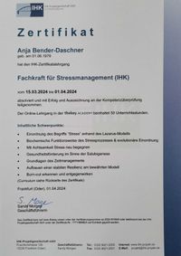 Fachkraft f&uuml;r Stressmanagement